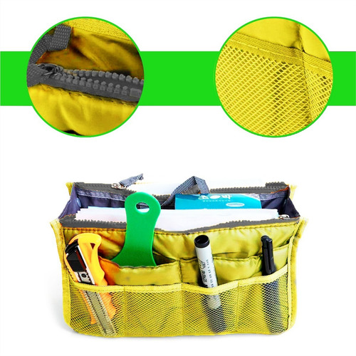 Imagen 4 de 10 de Bolsito Neceser Organizar Cartera Plegable Impermeable