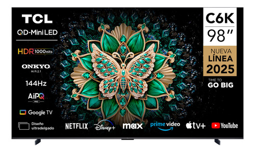 Smart Tv 98 Tcl 4k Qled Mini Led 98c6k