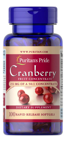 Puritan's Pride Concentrado Arándano Triple Fuerza 100 Caps