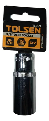 Dado Largo 3/8 19mm Tolsen