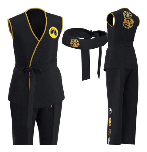 Disfraz De Taekwondo De Karate Kai Cobra Kai For Niños Y Ad