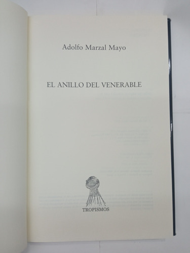 El Anillo Del Venerable - Adolfo Marzal Mayo (Usado)