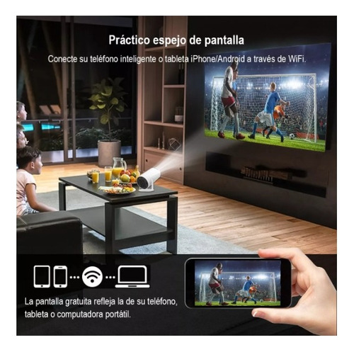 Proyector Profesional Android Wifi 180° 1080p Led 8000 Lm