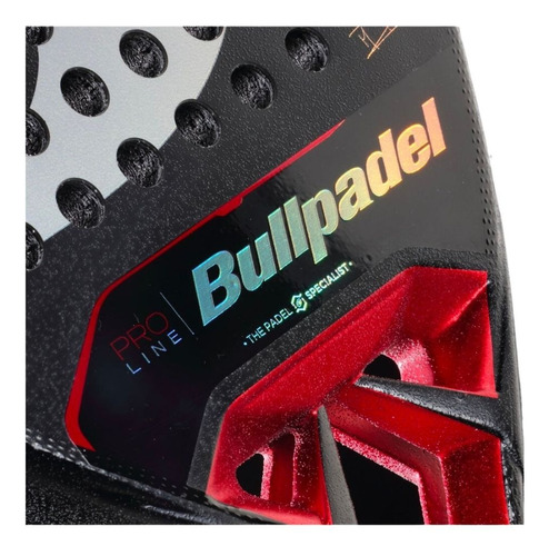Paleta Pádel Bullpadel Vertex 04 Comfort 2024 Negro/rojo