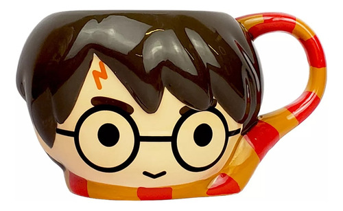 Tarro De Cerámica 3d Jumbo Cabeza Harry Potter Café 591 Ml