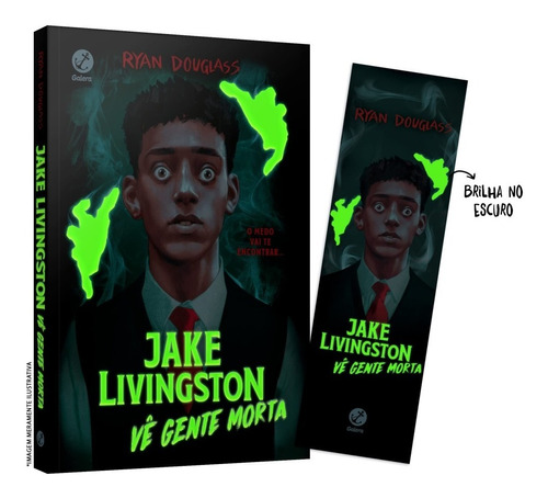 Livro Jake Livingston Vê Gente Morta - Acompanha Marcador