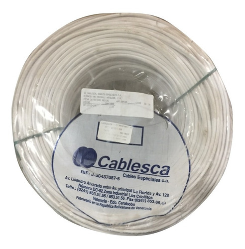 Cable Flexible Tipo Spt 2x10 600v, De 100 Mts