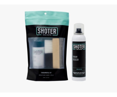 Limpiador De Zapatillas Shoter Combo Kit + Protector 