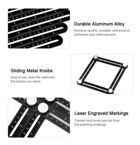 Enhanced Multi-angle Ruler Angle Adjustment Ring