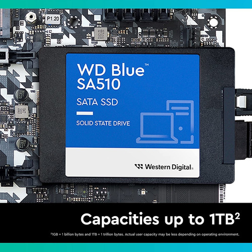 Disco Ssd Western Digital Wds100t3b0a 1 Tb 2,5 Azul