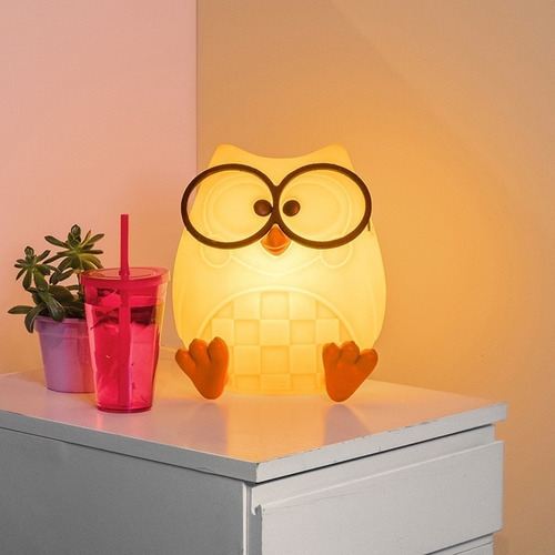 Luminaria De Mesa Criativa 3d Coruja Biel