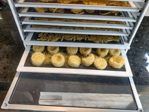 Caixa 7 Telas + Curta P/ Secar Massas Frescas, Frutas, Ervas