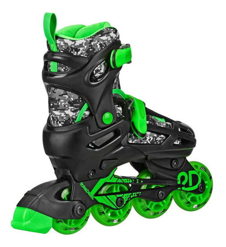 Imagen 4 de 5 de Patines Roller Derby Ajustables 2 En 1 En Linea Y 4 Ruedas