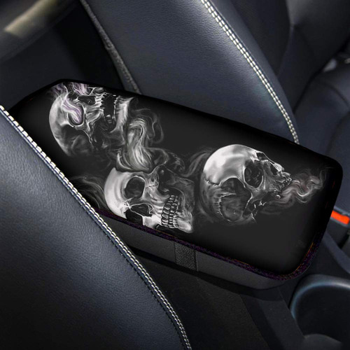 Buybai Funda Para Reposabrazo Consola Central Calavera Suave