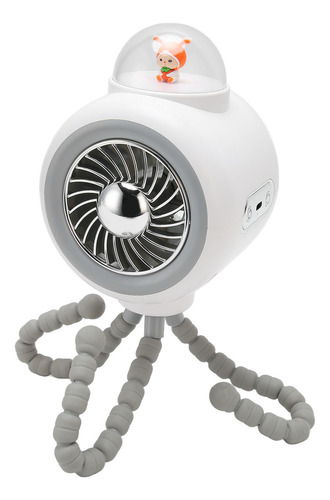 Ventilador De Cochecito Con Clip De Trípode Flexible Portáti