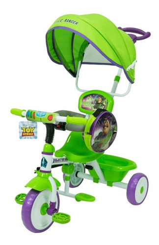 Triciclo Infantil De Metal Buzz Lightyear Toy Story Bebitos
