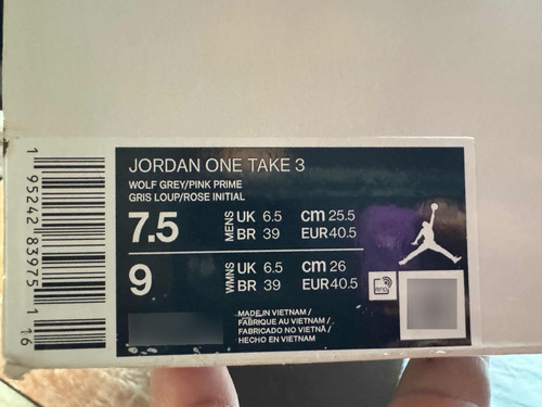 Jordan One Take 3 (Usado)