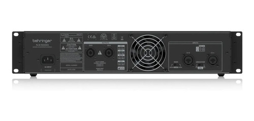 Behringer Nx1000 Potencia Digital Liviana 1000 Watts Negro