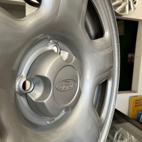 Roda De Ferro Aro 15 Ford Ecosport Original 4x108 Prata