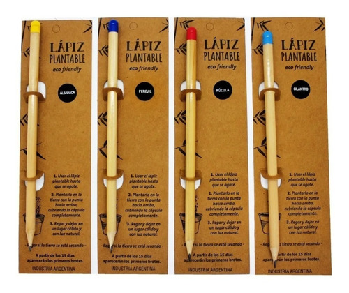 Lápiz Plantable Con Blister Pack X40 Unidades