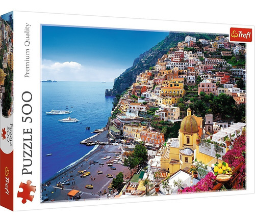 Puzzle Trefl Positano Italy 500 Piezas 37145 Paisaje Italia