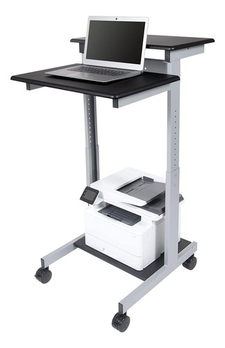 Stand Up Desk Store Rolling Standing Height Two Level Standi