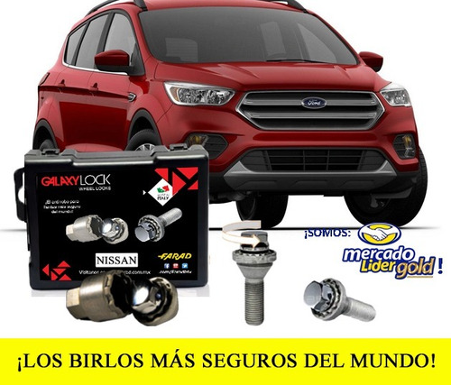 Birlos De Seguridad Galaxylock Ford Escape Trend Ecoboost