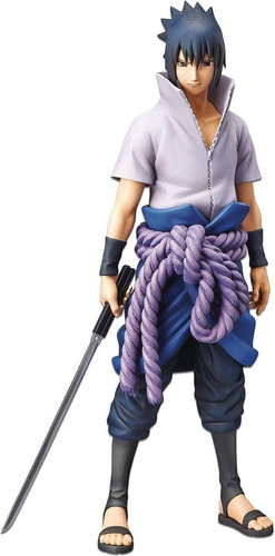  Naruto Shippuden Sasuke Uchiha Grandista Nero Figura M...