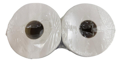 Bobina Papel Industrial X2 Premium Blanco Doble Hoja 25x400