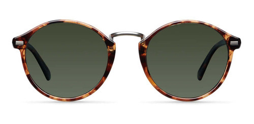 Lentes De Sol Meller - Nyasa Tigris Olive Color De La Lente Verde Oscuro Color De La Varilla Carey Color Del Armazón Carey