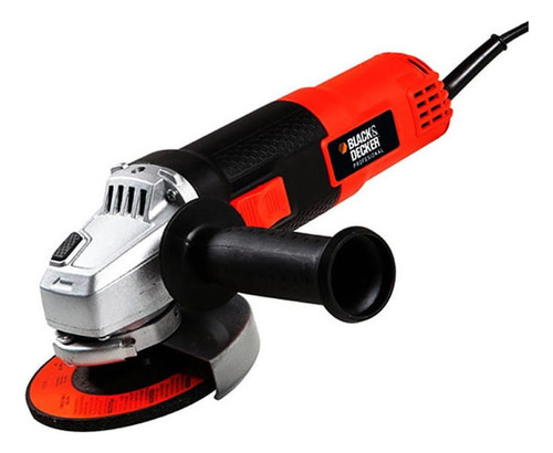 Esmeril angular Black+Decker G720 de 50 Hz/60 Hz naranja 820 W 220 V + accesorio