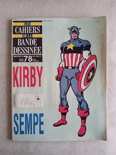 Les Cahiers De La Bande Dessinée, N. 78. Kirby, Sempé