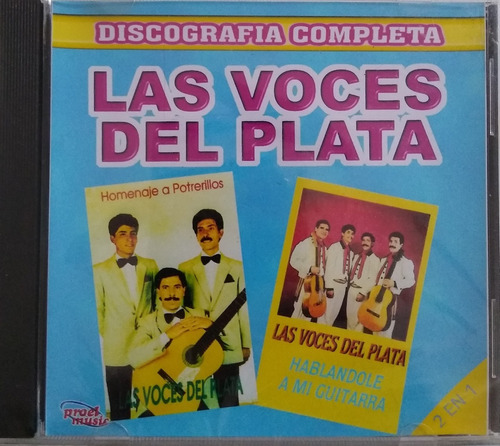 Las Voces Del Plata-cd Nuevo- 20 Temas- Discografia Completa