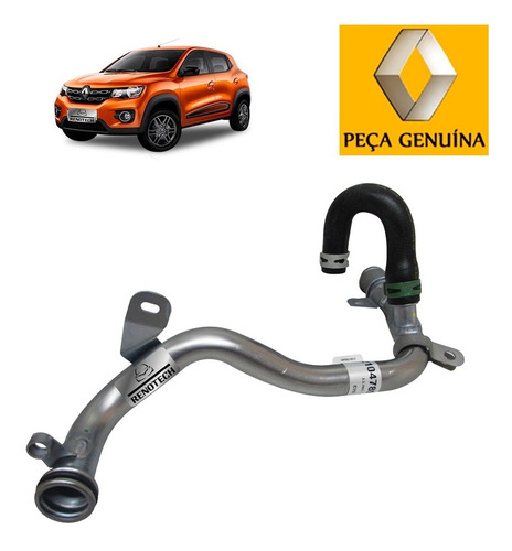 Tubo Agua Bloco Do Motor Kwid 1.0 12v 2017 Acima 210478954r