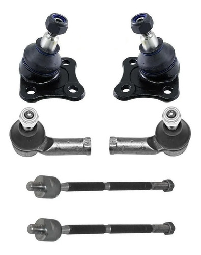 Kit Pivo Terminal Axial Direção Golf Audi A3 Bora 98/2005