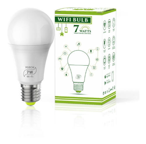 Foco Inteligente Wifi 7w, Smart Bulb