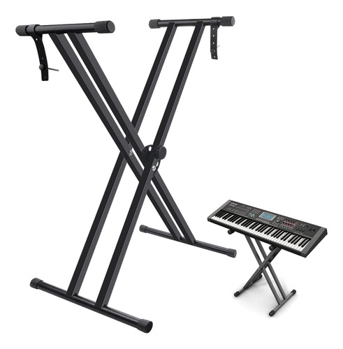 Potscove Soporte Para Teclado De Piano Plegable Se Adapta A Pianos Eléctricos De 54 A 88