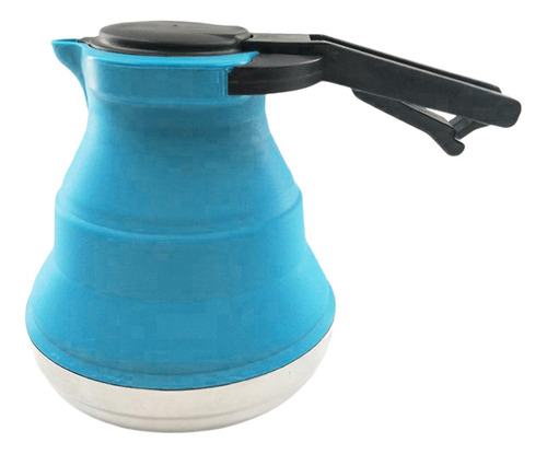 53oz Plegable Silicona Hervidor Olla Seguridad Azul Claro