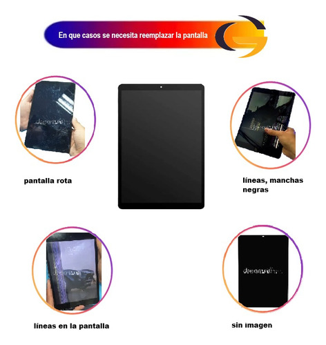 Lcd Display + Touch 9.6 Para Mediapad T3 10 Ags L09 W09