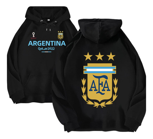 Sudadera Selección Argentina Ganadores Copa Mundial 2022