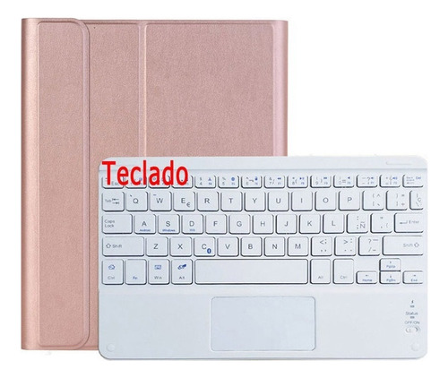 Funda Con Teclado Táctil Con Ñ Para Galaxy Tab S4 10.5