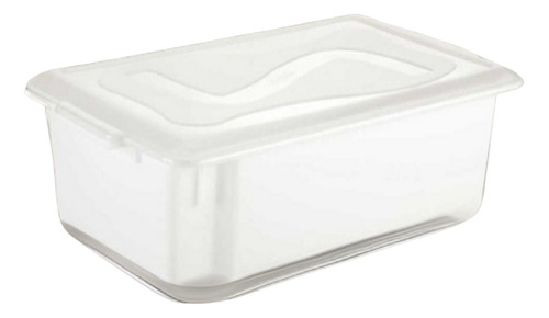 Kit Com 5 Unidades De Bandeja Caixa Acougue Padaria 12litros Com Tampa