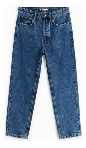 Slim Fit Jeans Zara Man Azul Claro