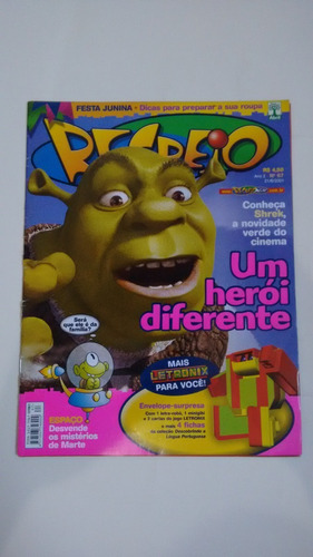 Revista Recreio 67 Shrek Brincadeira Jogo Infantil 296e