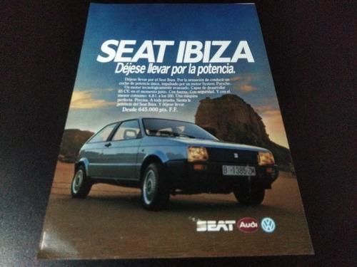 (pa606) Publicidad Clipping Seat Ibiza * 1986