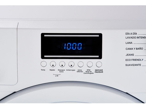 Lavarropas Whirlpool 7kg Wnq07ab 1000rpm Digiya