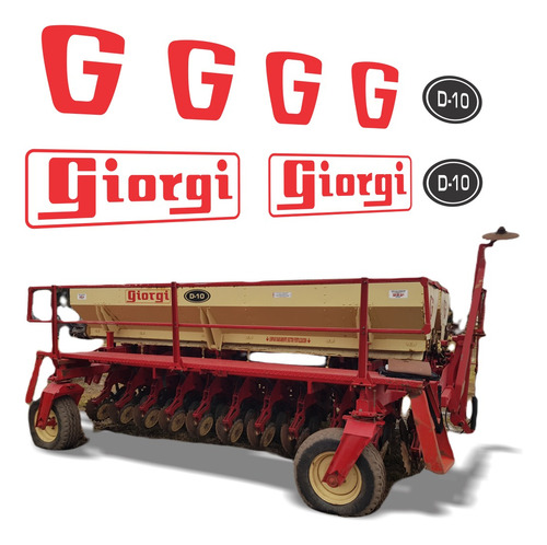 Calcos Sembradora Giorgi D-10