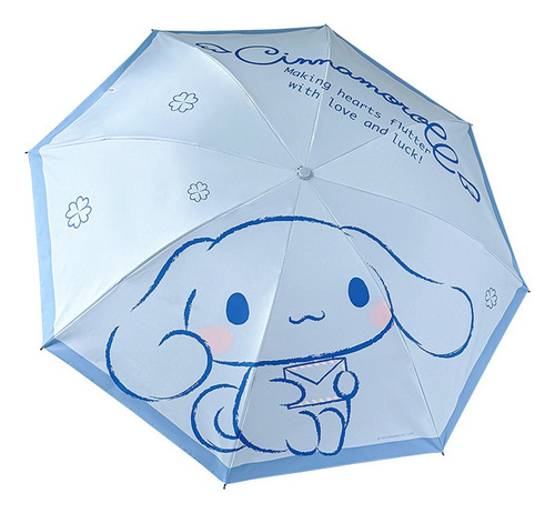 Paraguas Protector Solar De Vinilo Sanrio Jade Dog