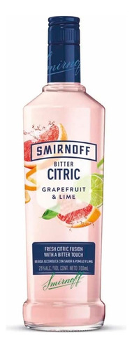 Smirnoff Bitter Citric Graperfrutit & Lime X750cc ((full)). 