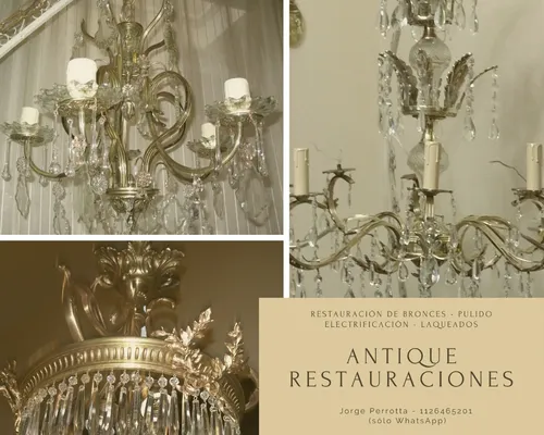 Restauracion De Arañas De Bronce